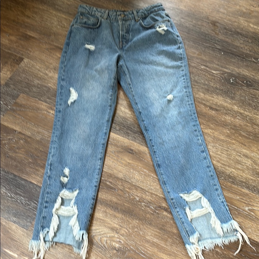 Karen Millen Blue Straight Leg Jeans size 4